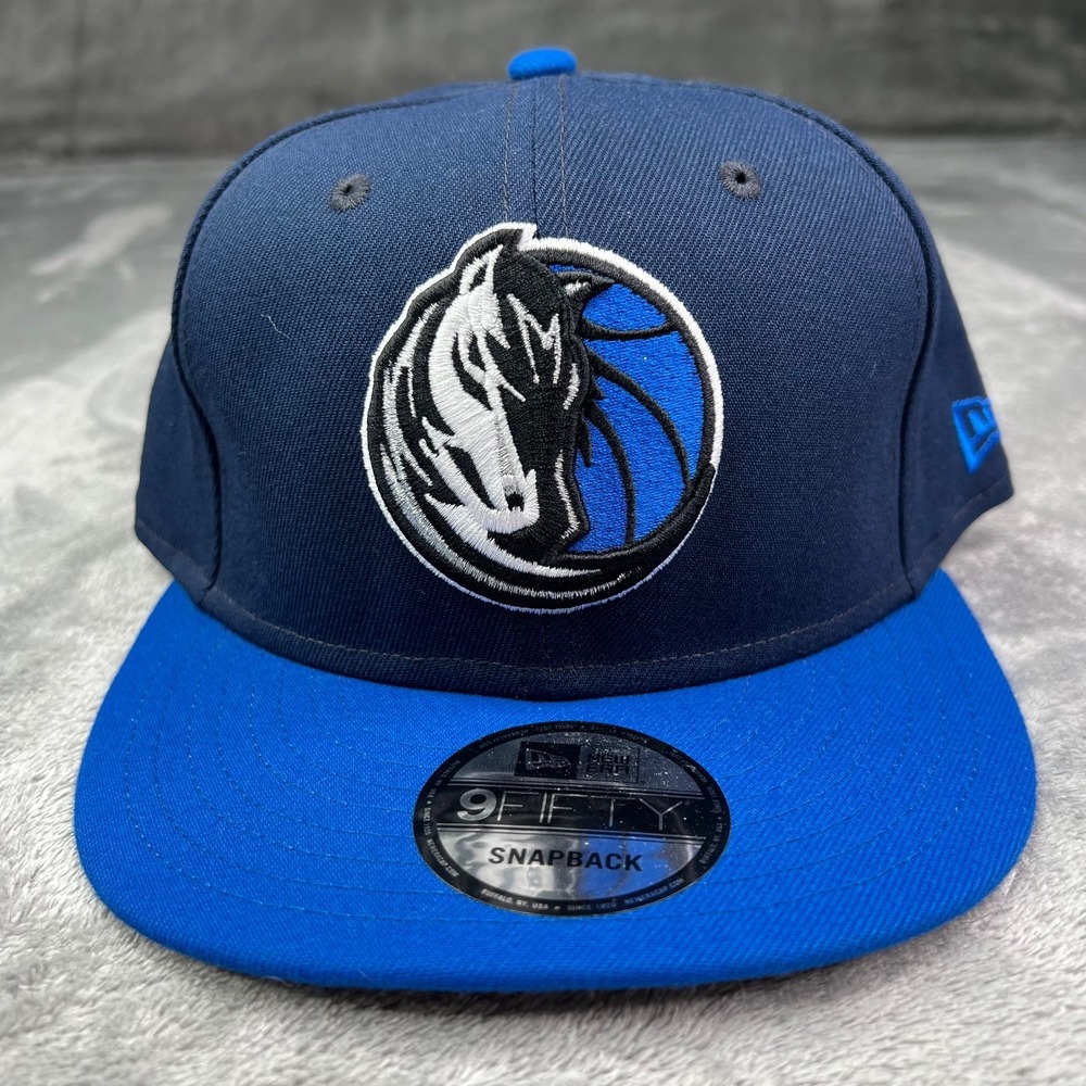 New Era Dallas Mavericks Royal/Navy Blue Two Tone 9Fifty Snapback Adjustable Hat